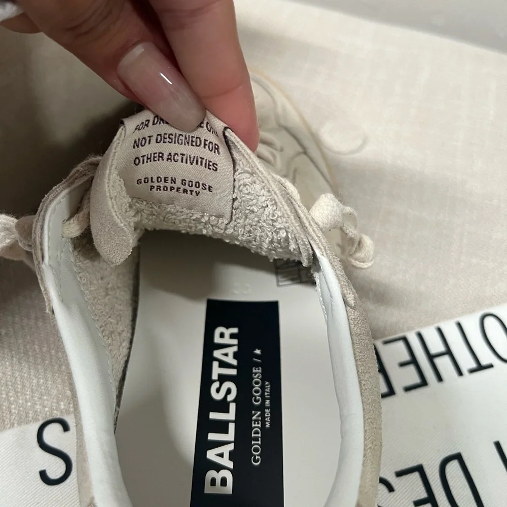 Golden Goose Tan Sneakers Low-Top Leather Suede - Picture 8 of 10